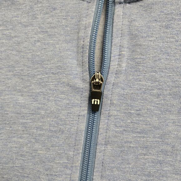 Travis Mathew Men's Large ¼ Zip Golf Pullover Sweater Long Sleeve‎ Blue - Picture 6 of 10